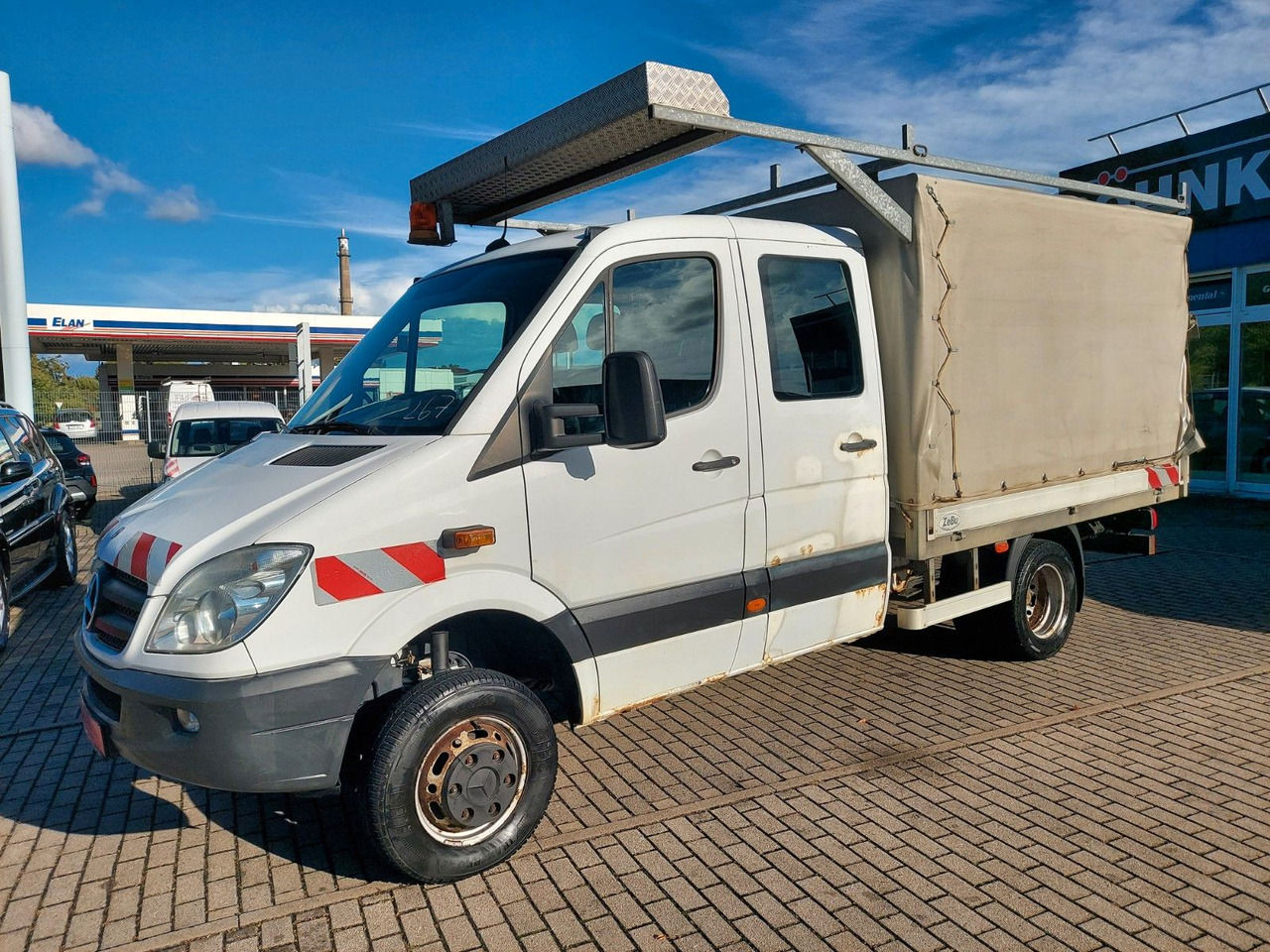 Mercedes-Benz Sprinter II Pritsche DoKa 516 4X4 Plane 6 Sitze - כלי רכב מסחרי עם וילונות צד, כלי רכב מסחרי קומבי: תמונה 3 Mercedes-Benz Sprinter II Pritsche DoKa 516 4X4 Plane 6 Sitze - כלי רכב מסחרי עם וילונות צד, כלי רכב מסחרי קומבי: תמונה 3