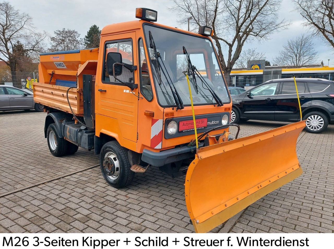 Multicar M26 4X4 WINTER DIENST STREUER + SCHILD ALLRAD - כלי רכב מסחרי מזהיר: תמונה 1 Multicar M26 4X4 WINTER DIENST STREUER + SCHILD ALLRAD - כלי רכב מסחרי מזהיר: תמונה 1
