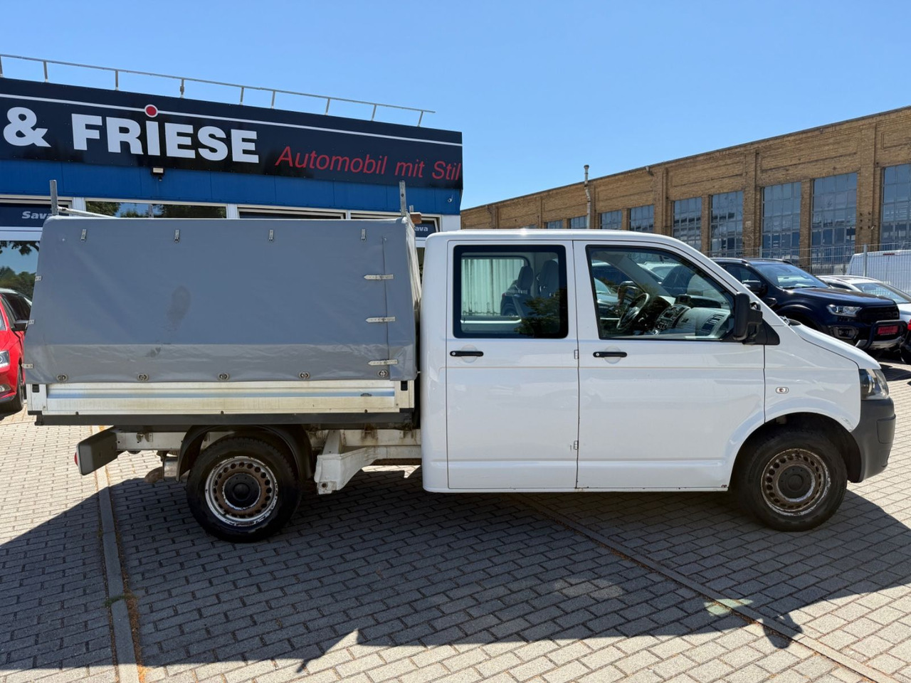 Volkswagen T5 Transporter Pritsche DoKA 4Motion 4x4 Klima - כלי רכב מסחרי עם וילונות צד, כלי רכב מסחרי קומבי: תמונה 2 Volkswagen T5 Transporter Pritsche DoKA 4Motion 4x4 Klima - כלי רכב מסחרי עם וילונות צד, כלי רכב מסחרי קומבי: תמונה 2