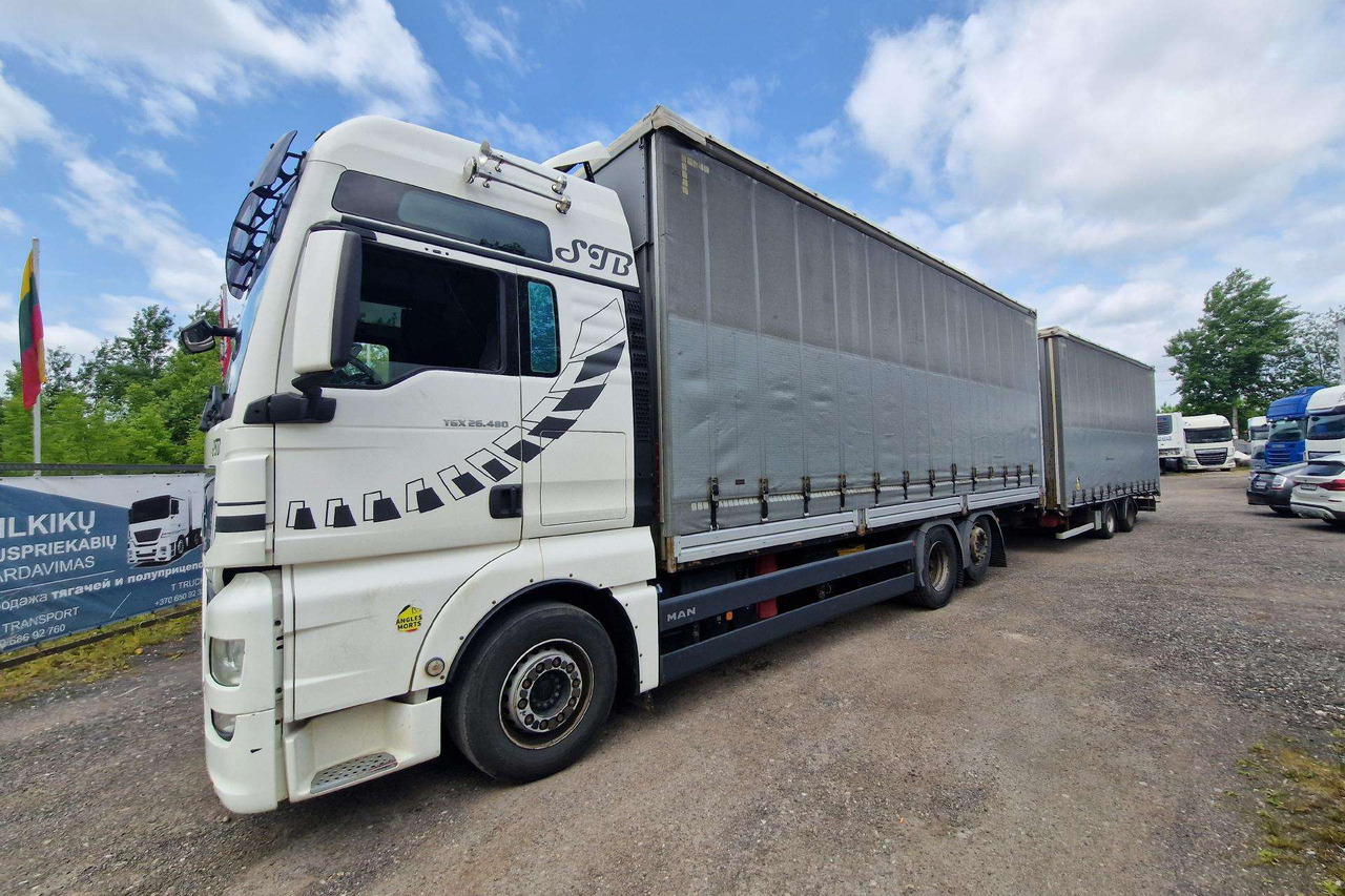 MAN TGX 480 - משאית וילונות צד: תמונה 2 MAN TGX 480 - משאית וילונות צד: תמונה 2