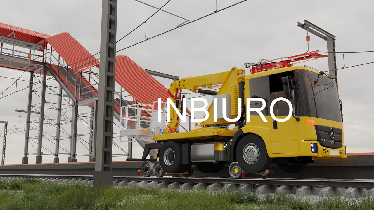 Inbiuro Mercedes Econic - פלטפורמה אווירית מותקנת על משאית: תמונה 1 Inbiuro Mercedes Econic - פלטפורמה אווירית מותקנת על משאית: תמונה 1