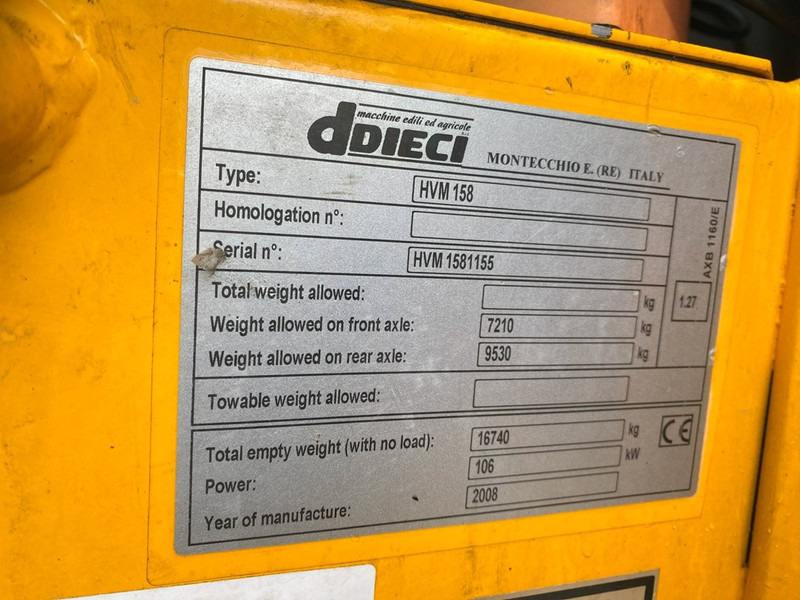 Dieci Pegasus 60.16 NVT - מפעיל טלסקופי: תמונה 3 Dieci Pegasus 60.16 NVT - מפעיל טלסקופי: תמונה 3