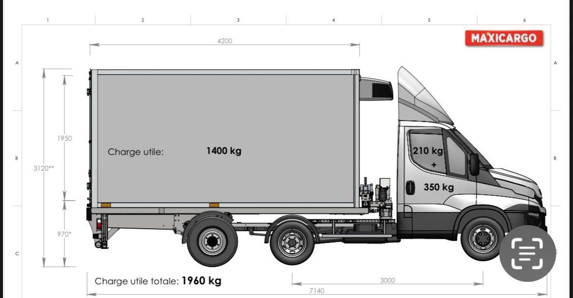 Iveco Daily 35C18 MAXICARGO Kühlkoffer/CARRIER/AC/EU6 - כלי רכב מסחרי לקירור: תמונה 5 Iveco Daily 35C18 MAXICARGO Kühlkoffer/CARRIER/AC/EU6 - כלי רכב מסחרי לקירור: תמונה 5
