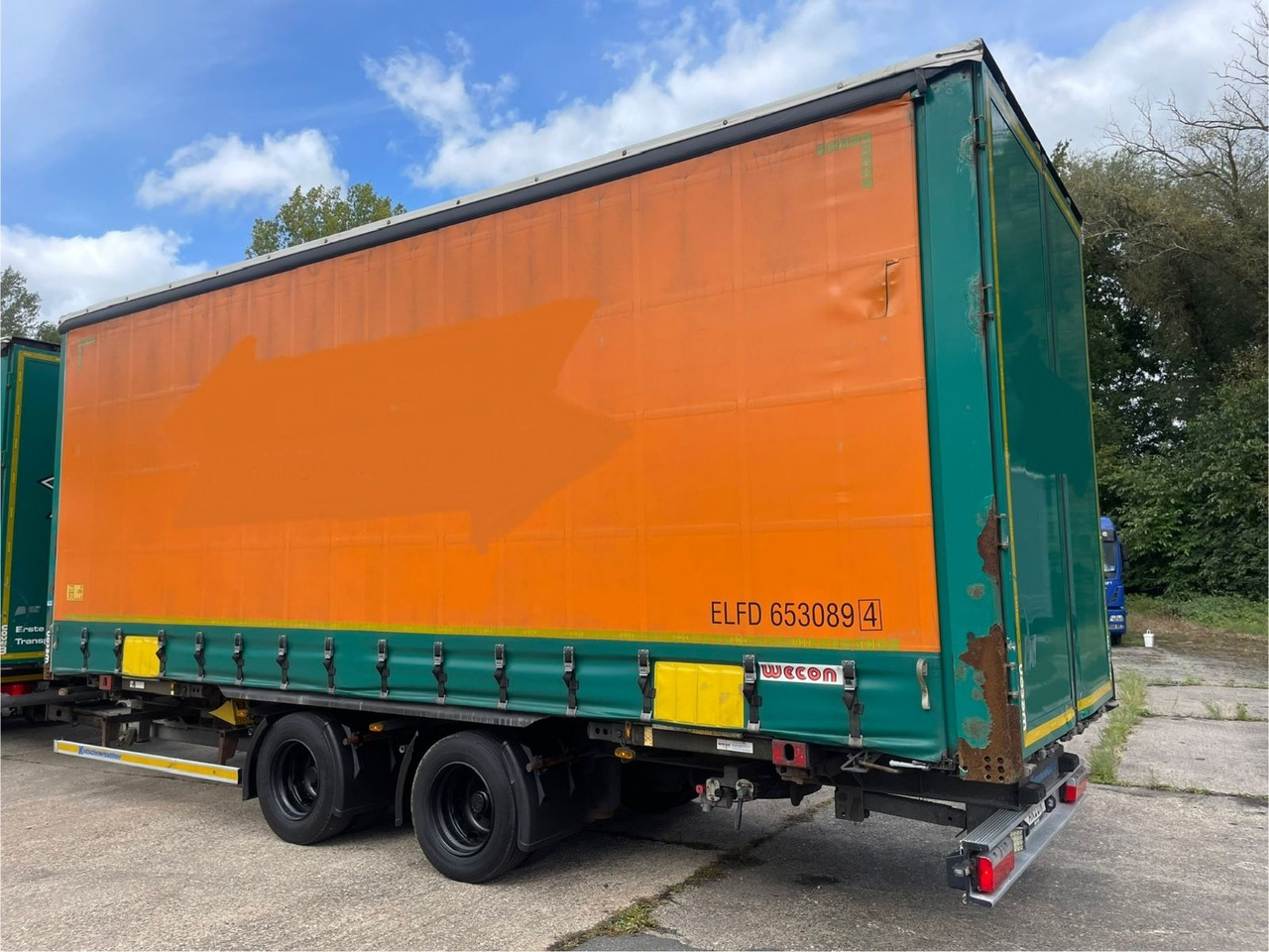 Kotschenreuther TWB 218 Pritsche+Plane/2-Achs/WECON/7,3m/14800kg - קרון נגרר עם וילונות צד: תמונה 3 Kotschenreuther TWB 218 Pritsche+Plane/2-Achs/WECON/7,3m/14800kg - קרון נגרר עם וילונות צד: תמונה 3