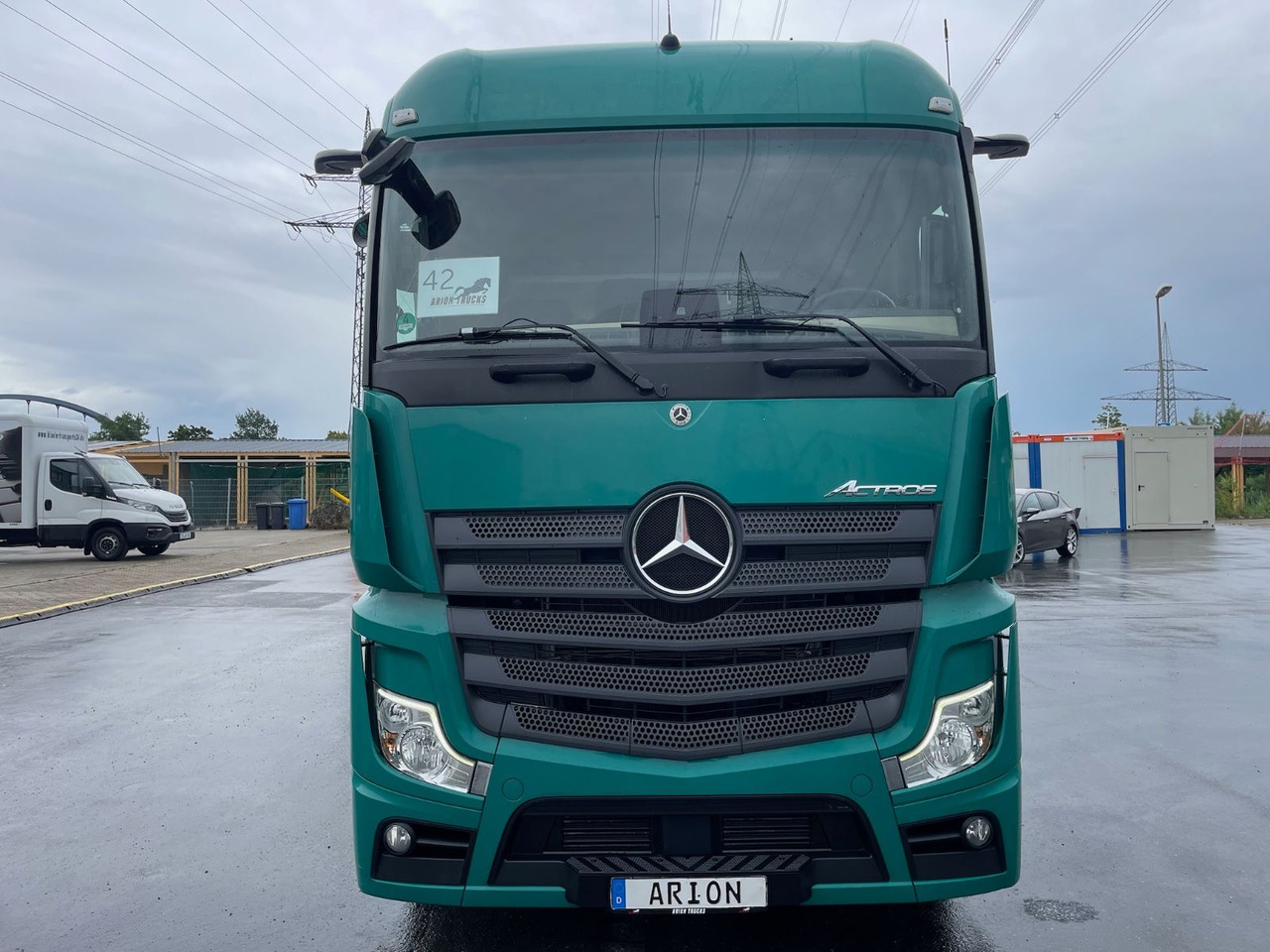Mercedes-Benz Actros 1845 Pritsche+Plane/Retarder/MirrorCams - משאית וילונות צד: תמונה 2 Mercedes-Benz Actros 1845 Pritsche+Plane/Retarder/MirrorCams - משאית וילונות צד: תמונה 2