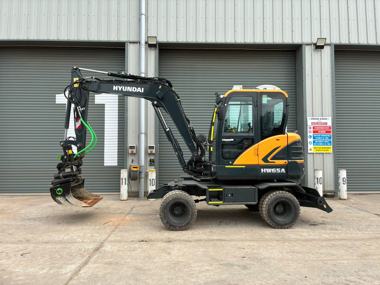 Hyundai HW65AH Ex Demo - מחפר גלגלים: תמונה 2 Hyundai HW65AH Ex Demo - מחפר גלגלים: תמונה 2