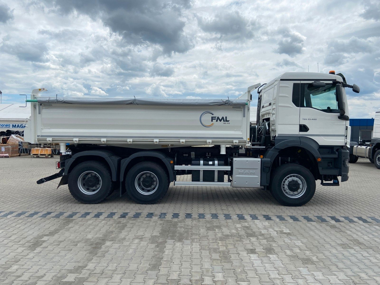 MAN TGS 33.480 6X6 FML Dreiseitenkipper - מזהיר: תמונה 3 MAN TGS 33.480 6X6 FML Dreiseitenkipper - מזהיר: תמונה 3