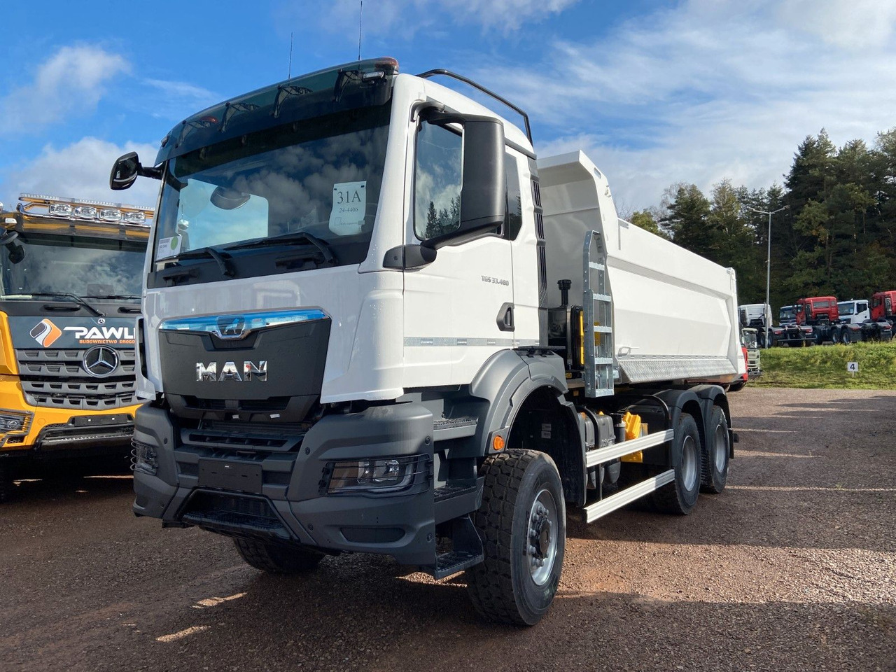 MAN TGS 33.480 6X6 FML KIPPER HARDOX - מזהיר: תמונה 2 MAN TGS 33.480 6X6 FML KIPPER HARDOX - מזהיר: תמונה 2