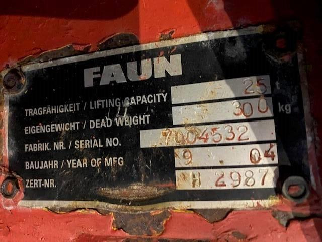 Faun 25t. Hook block 1-sheave - עגורן מעמיס עבור מכונת בנייה: תמונה 4 Faun 25t. Hook block 1-sheave - עגורן מעמיס עבור מכונת בנייה: תמונה 4