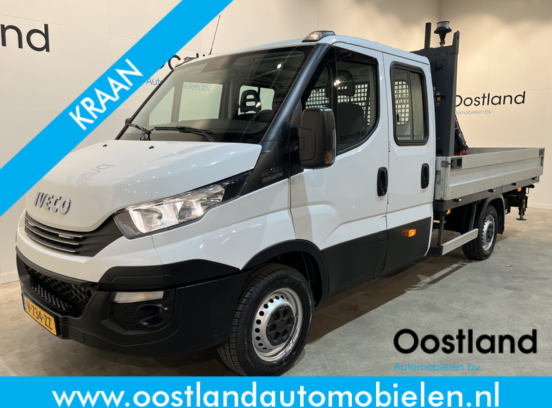Iveco Daily 35S18D 3.0 375 Automaat Open Laadbak / Hiab Kraan / Euro 6 / Trekhaak 3500 KG / Airco / Camera / Navigatie / 3-Zits / 67.000 KM !! - כלי רכב מסחרי במיטה שטוחה: תמונה 1 Iveco Daily 35S18D 3.0 375 Automaat Open Laadbak / Hiab Kraan / Euro 6 / Trekhaak 3500 KG / Airco / Camera / Navigatie / 3-Zits / 67.000 KM !! - כלי רכב מסחרי במיטה שטוחה: תמונה 1