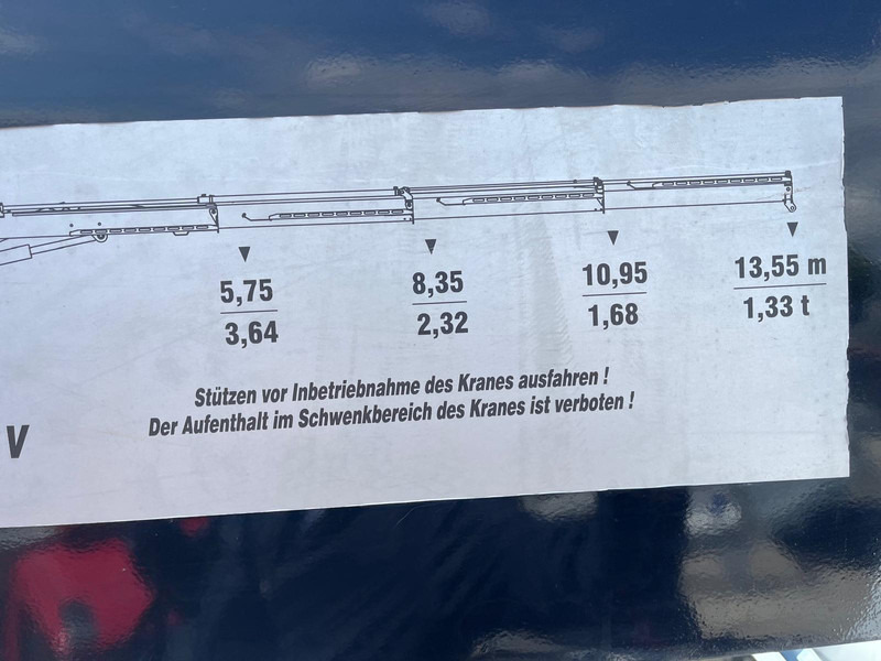 משאית צד נופל/ שטוחה, משאית מנוף Mercedes-Benz ANTOS 2546 6X2 Bouwstoffenauto / Open laadbak vv KRAAN MKG HLK 221-3 met Palletklem: תמונה 9