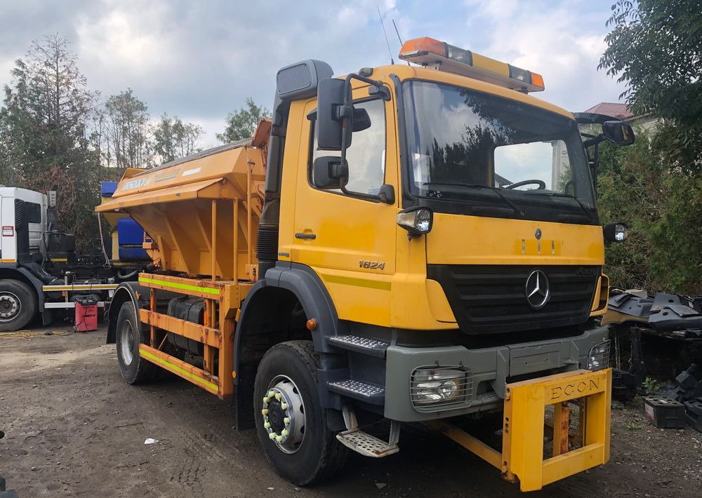 מפלסת שלג Mercedes-Benz Axor 1824 4x4 piaskarka solarka econ pług 2011 e5: תמונה 18