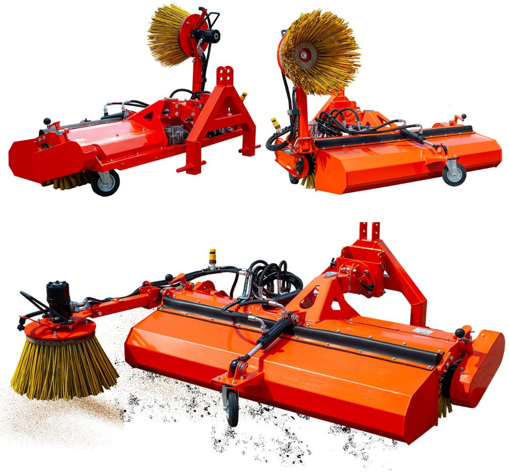 מטאטא עבור מכונה חקלאית Metal-Technik Zamiatarka komunalna MTS z WOM przedni TUZ 160: תמונה 1