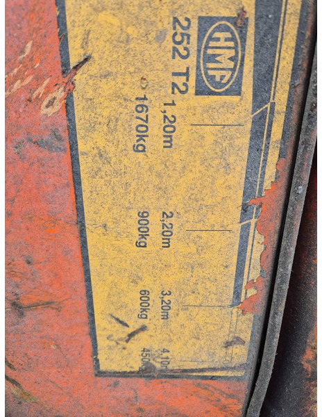 HMF 252-T2 with 2 hydraulic extensions - עגורן מעמיס: תמונה 4 HMF 252-T2 with 2 hydraulic extensions - עגורן מעמיס: תמונה 4