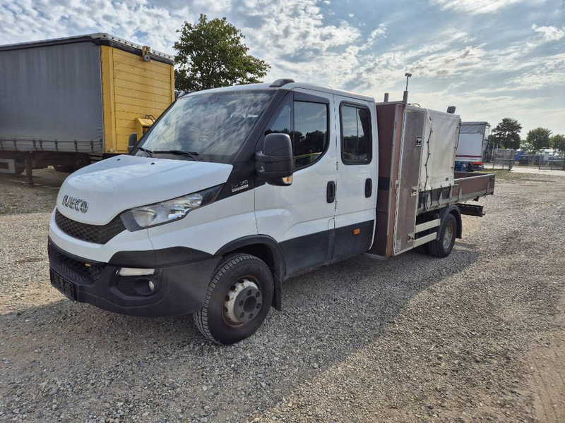 Iveco Daily 70c17 // med lad og presenning - משאית צד נופל/ שטוחה: תמונה 1 Iveco Daily 70c17 // med lad og presenning - משאית צד נופל/ שטוחה: תמונה 1