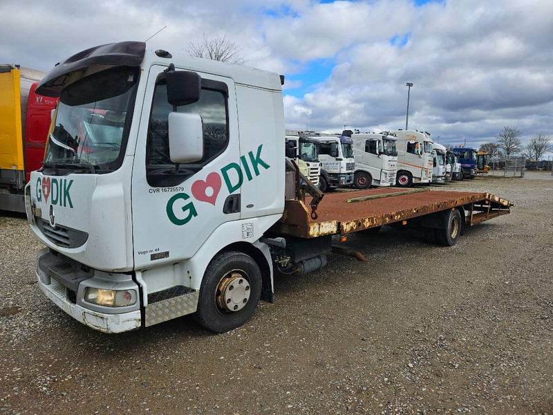 Renault Midlum 220 Machine/auto Transport and crane(2 stk) - משאית הובלה אוטומטית, משאית מנוף: תמונה 1 Renault Midlum 220 Machine/auto Transport and crane(2 stk) - משאית הובלה אוטומטית, משאית מנוף: תמונה 1