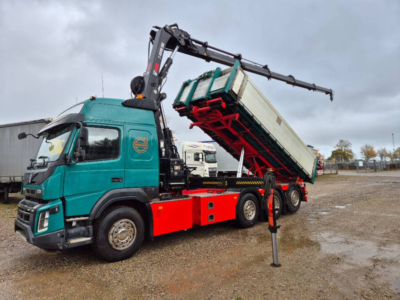 Volvo FMX 500 8x4 // HIAB X-HIPRO 262 EP-5 // 3-Tipper - משאית מנוף: תמונה 1 Volvo FMX 500 8x4 // HIAB X-HIPRO 262 EP-5 // 3-Tipper - משאית מנוף: תמונה 1