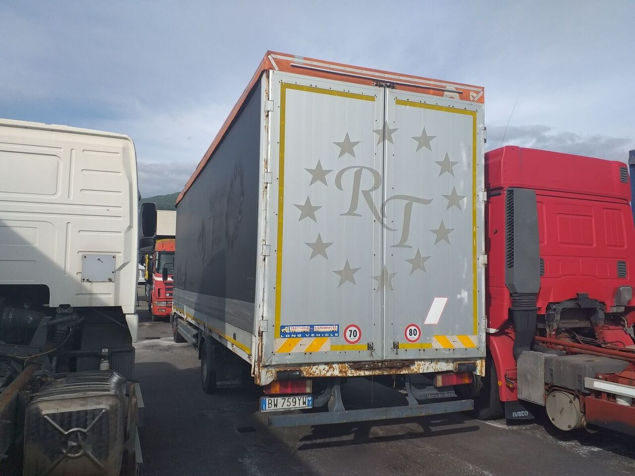 Mercedes-Benz ATEGO 12.28 - משאית וילונות צד: תמונה 5 Mercedes-Benz ATEGO 12.28 - משאית וילונות צד: תמונה 5
