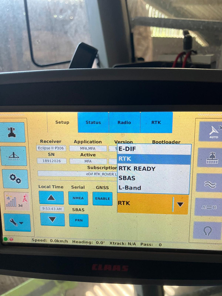 Claas Guidance Equipment RTK Ready - מערכת ניווט עבור מכונה חקלאית: תמונה 1 Claas Guidance Equipment RTK Ready - מערכת ניווט עבור מכונה חקלאית: תמונה 1