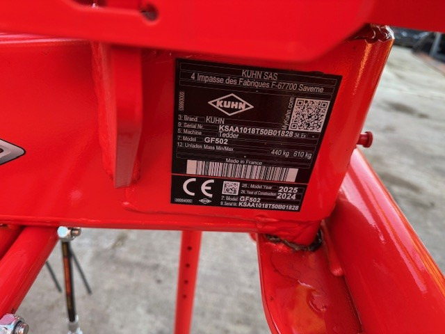 Kuhn GF502 Tedder - גורף/ מגרפה: תמונה 5 Kuhn GF502 Tedder - גורף/ מגרפה: תמונה 5