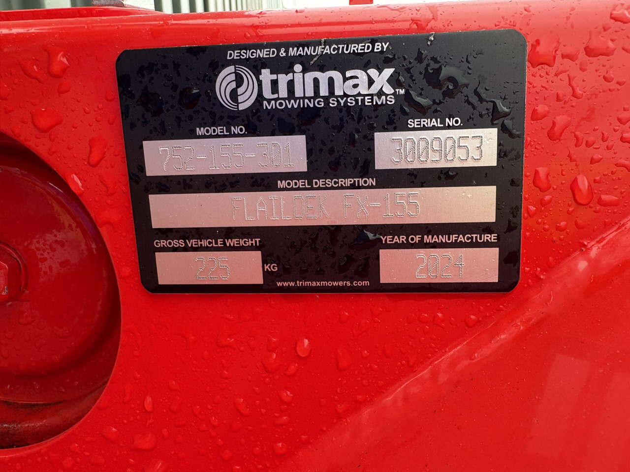 Trimax FX-155 Outfront Flail Mower - מכונות אחרות: תמונה 2 Trimax FX-155 Outfront Flail Mower - מכונות אחרות: תמונה 2