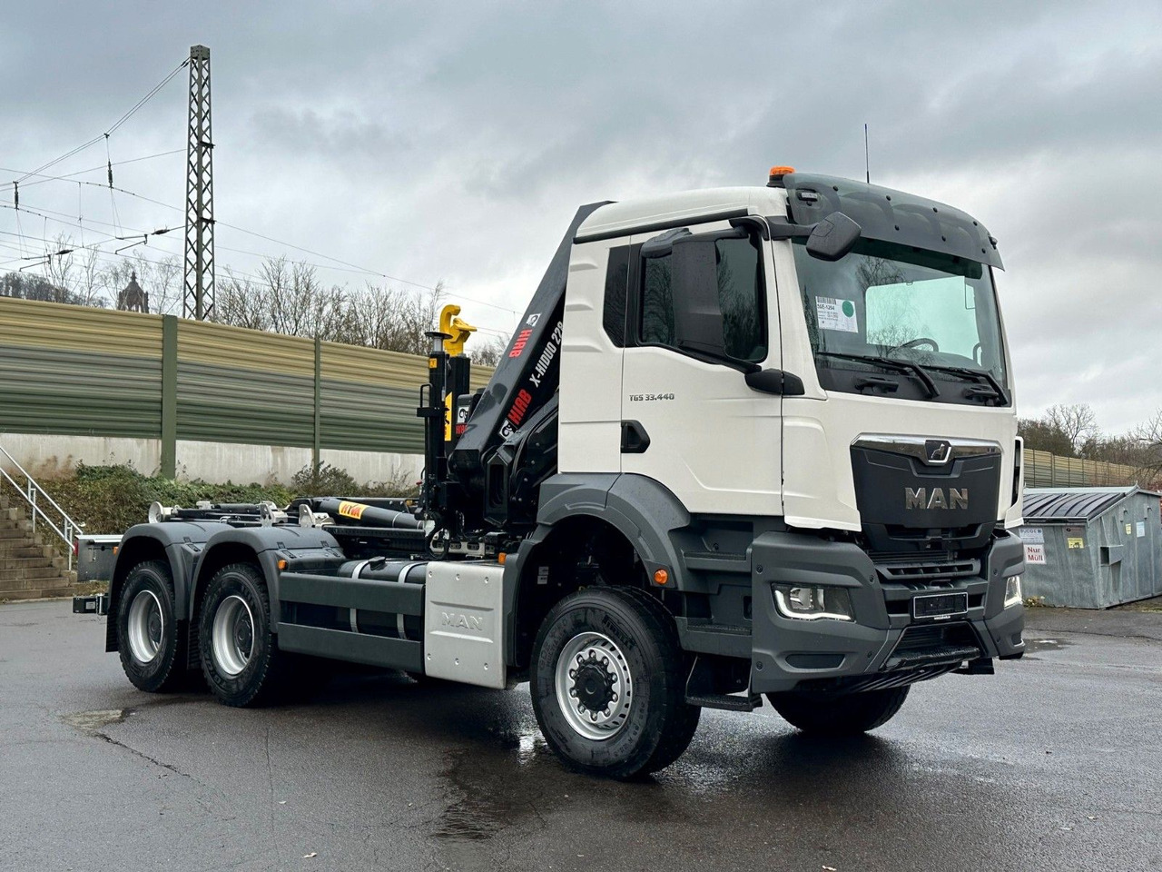 הַחכָּרָה  MAN TGS 33.440 6x6 BB Abrollkipper+Kran Hiab 228-6 MAN TGS 33.440 6x6 BB Abrollkipper+Kran Hiab 228-6: תמונה 18