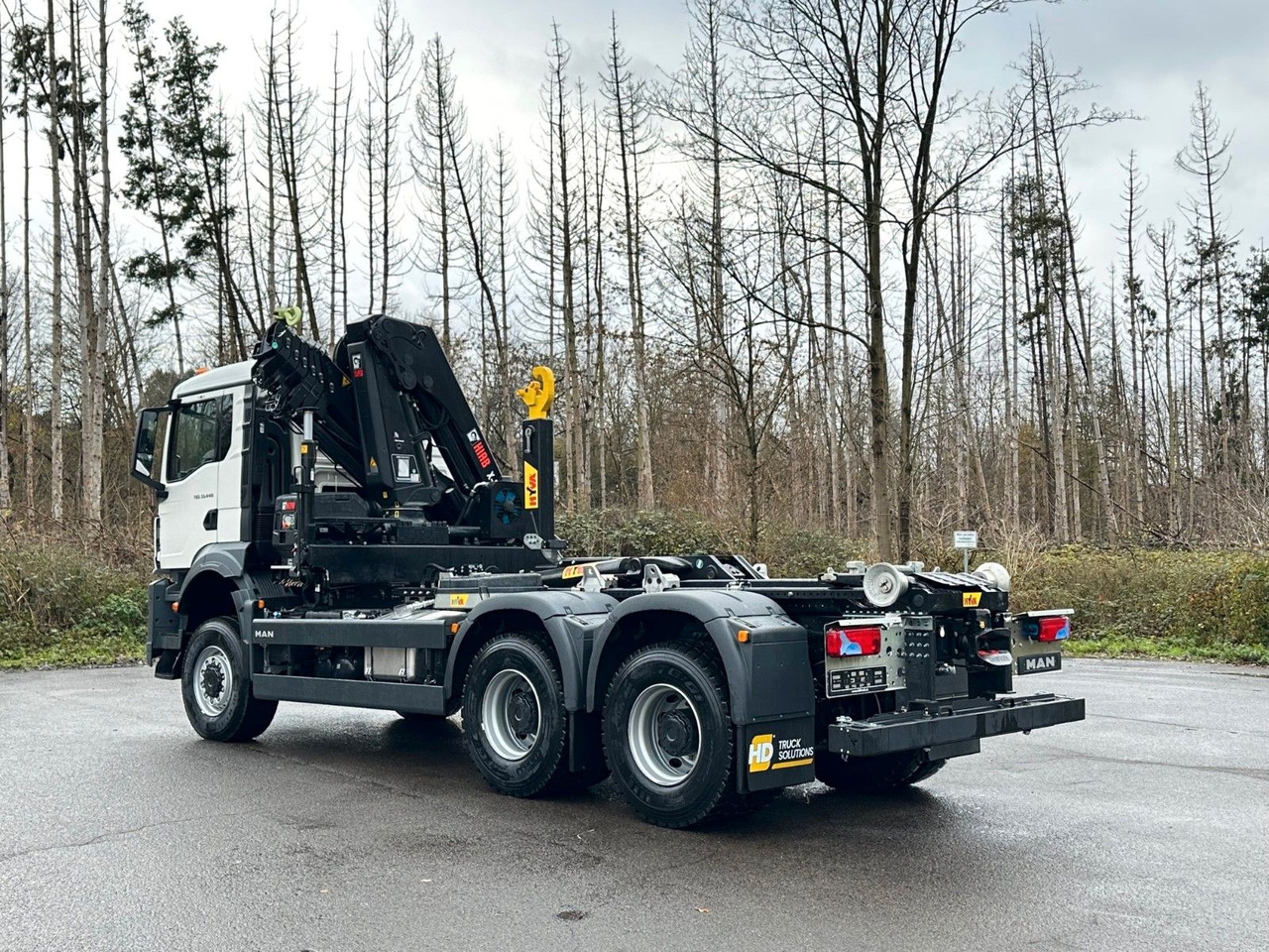 הַחכָּרָה  MAN TGS 33.440 6x6 BB Abrollkipper+Kran Hiab 228-6 MAN TGS 33.440 6x6 BB Abrollkipper+Kran Hiab 228-6: תמונה 10