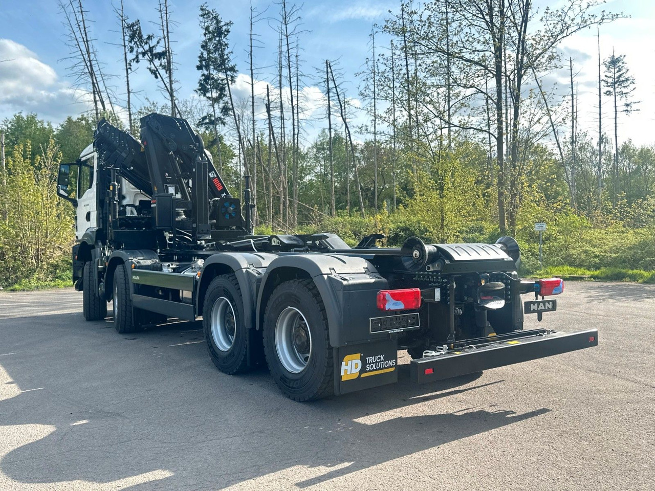 MAN TGS 35.520 8x4 Abrollkipper + Kran HIAB 228-6 - משאית הרמת וו, משאית מנוף: תמונה 5 MAN TGS 35.520 8x4 Abrollkipper + Kran HIAB 228-6 - משאית הרמת וו, משאית מנוף: תמונה 5