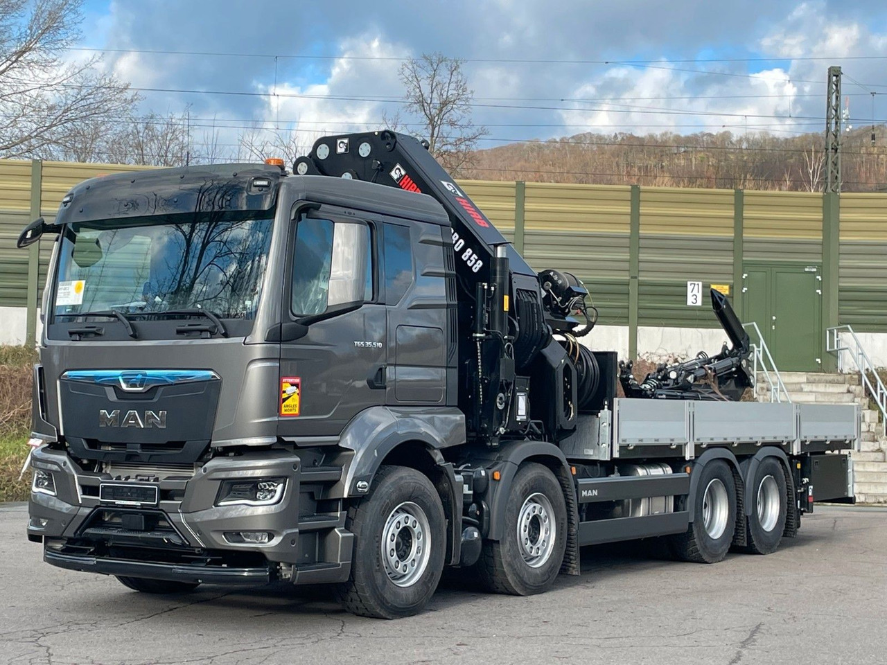MAN TGS 35.520 8x4 BL HIAB X-HIPRO 658 EP-6 - משאית מנוף: תמונה 2 MAN TGS 35.520 8x4 BL HIAB X-HIPRO 658 EP-6 - משאית מנוף: תמונה 2
