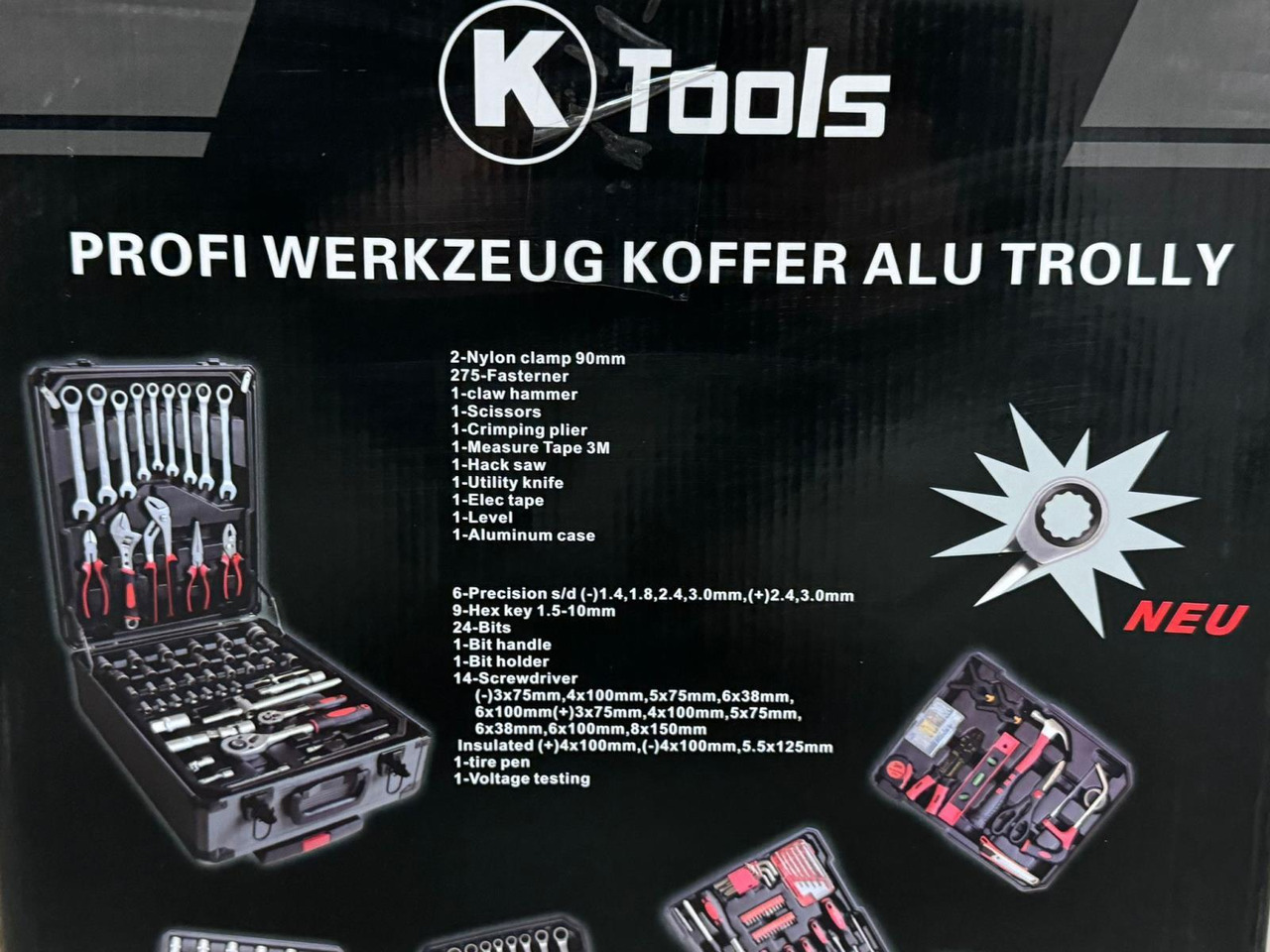 KTools gereedschapskoffer 399PCS - ציוד לסדנאות: תמונה 5 KTools gereedschapskoffer 399PCS - ציוד לסדנאות: תמונה 5