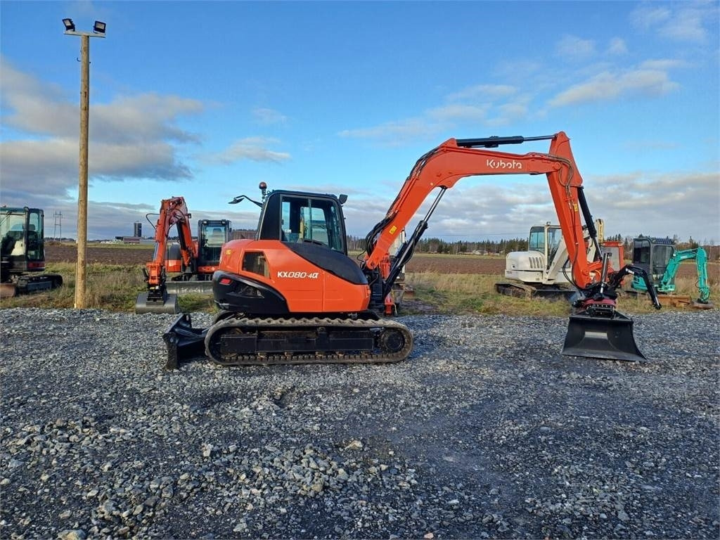 Kubota KX080-4a Pyörittäjällä - מיני מחפר: תמונה 5 Kubota KX080-4a Pyörittäjällä - מיני מחפר: תמונה 5