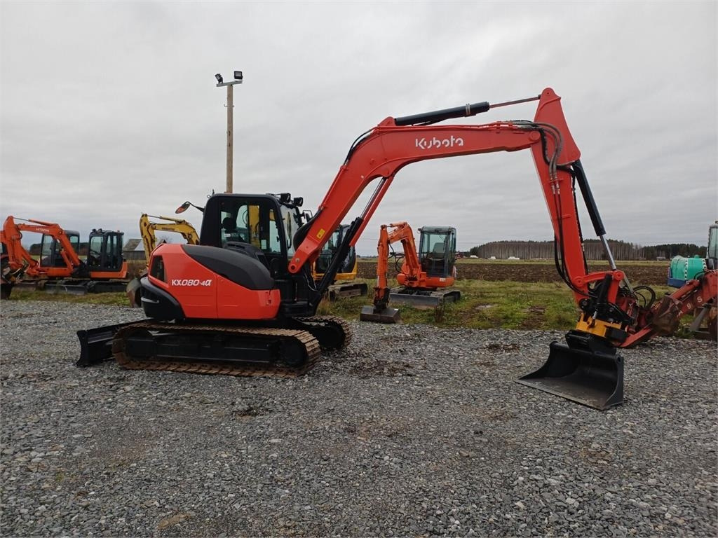 מיני מחפר Kubota Kx080-4a Engcon pyörittäjällä: תמונה 6 מיני מחפר Kubota Kx080-4a Engcon pyörittäjällä: תמונה 6