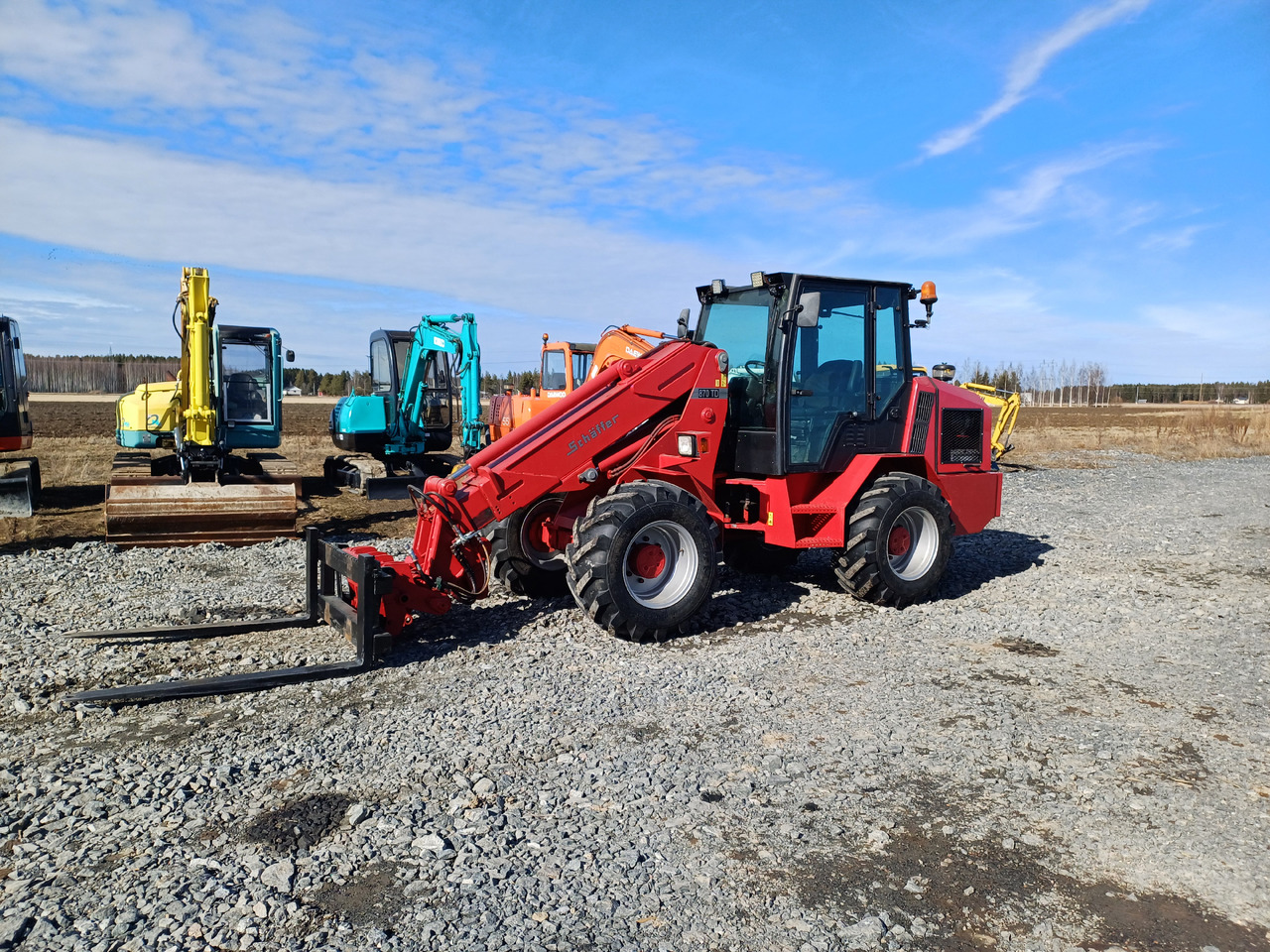Schäffer 870TD Teleskooppi puomilla - מעמיס גלגלים: תמונה 1 Schäffer 870TD Teleskooppi puomilla - מעמיס גלגלים: תמונה 1