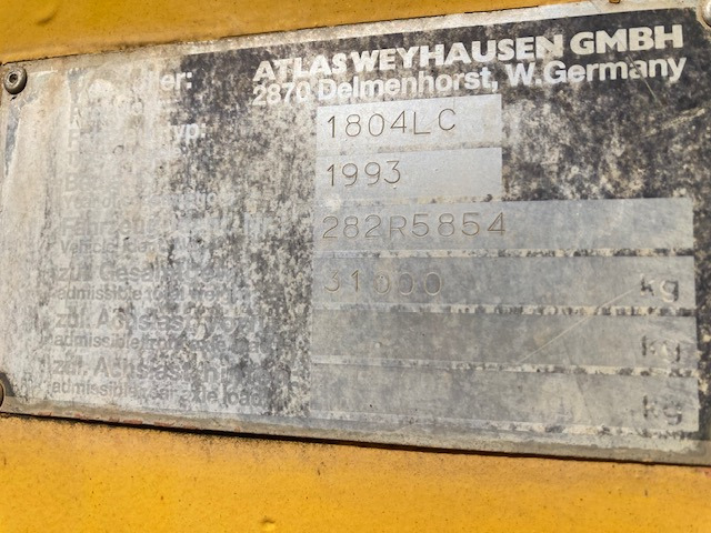 Pelle sur Chenilles ATLAS 1804 - מחפר סורק: תמונה 5 Pelle sur Chenilles ATLAS 1804 - מחפר סורק: תמונה 5
