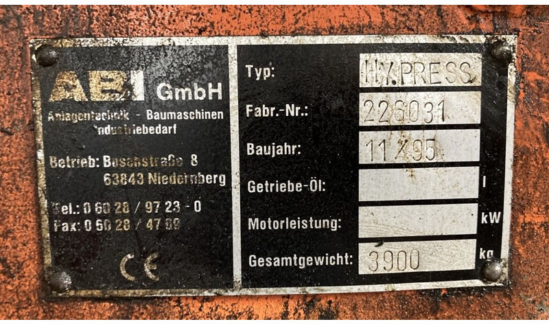 Abi RE 12/14300 Pile Driver & Drill Rig - נהג קורה: תמונה 5 Abi RE 12/14300 Pile Driver & Drill Rig - נהג קורה: תמונה 5