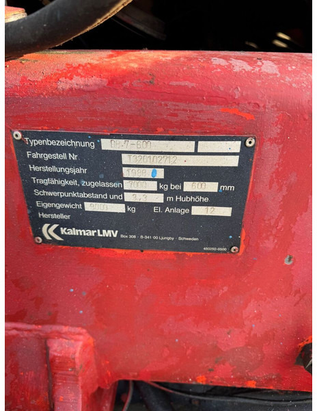 Kalmar DB7 - 600 - מלגזה: תמונה 2 Kalmar DB7 - 600 - מלגזה: תמונה 2