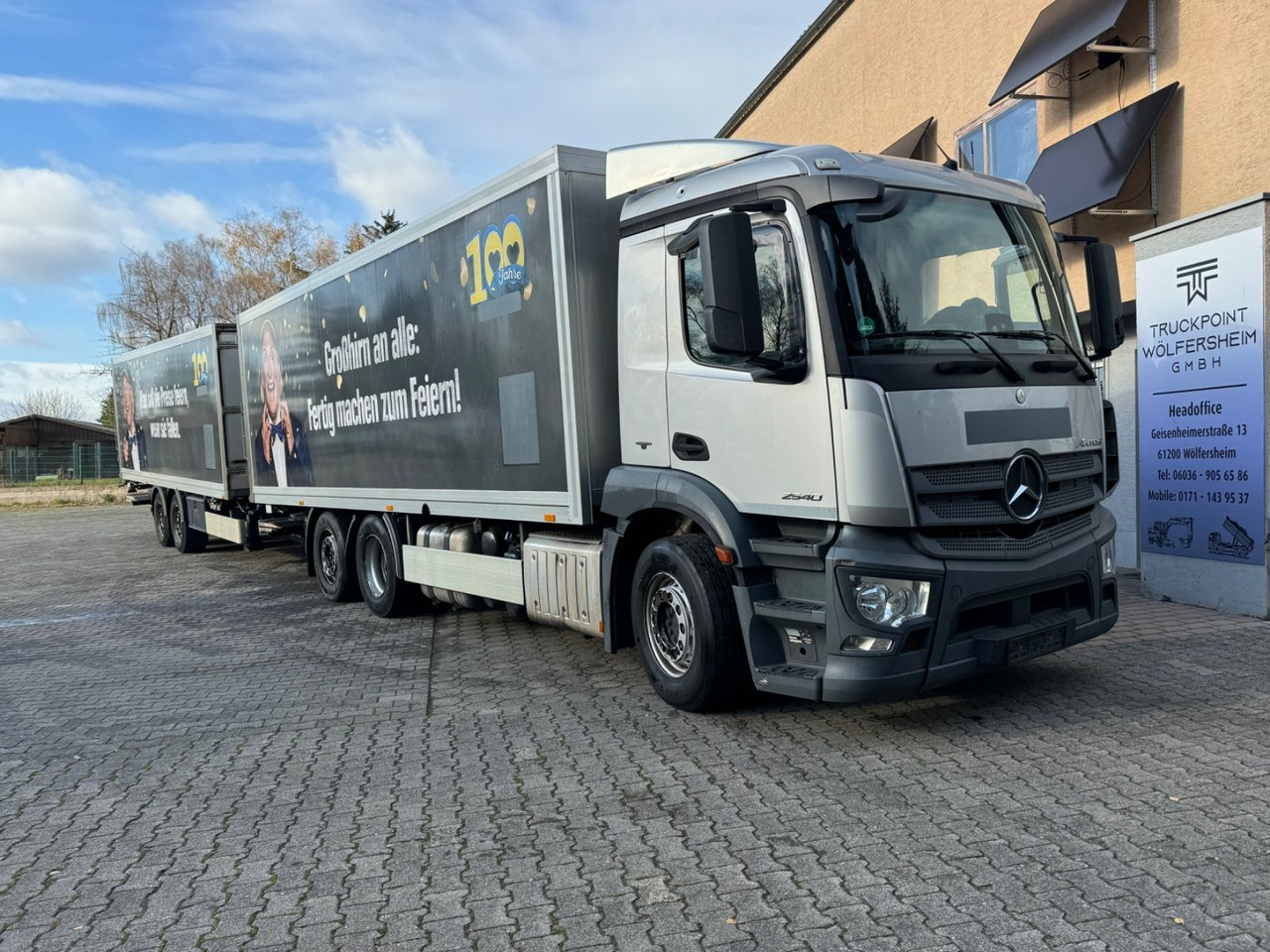 Mercedes-Benz Antos 2540/Durchladbar/2xLBW/Frigoblock/2instock - משאית קירור: תמונה 1 Mercedes-Benz Antos 2540/Durchladbar/2xLBW/Frigoblock/2instock - משאית קירור: תמונה 1