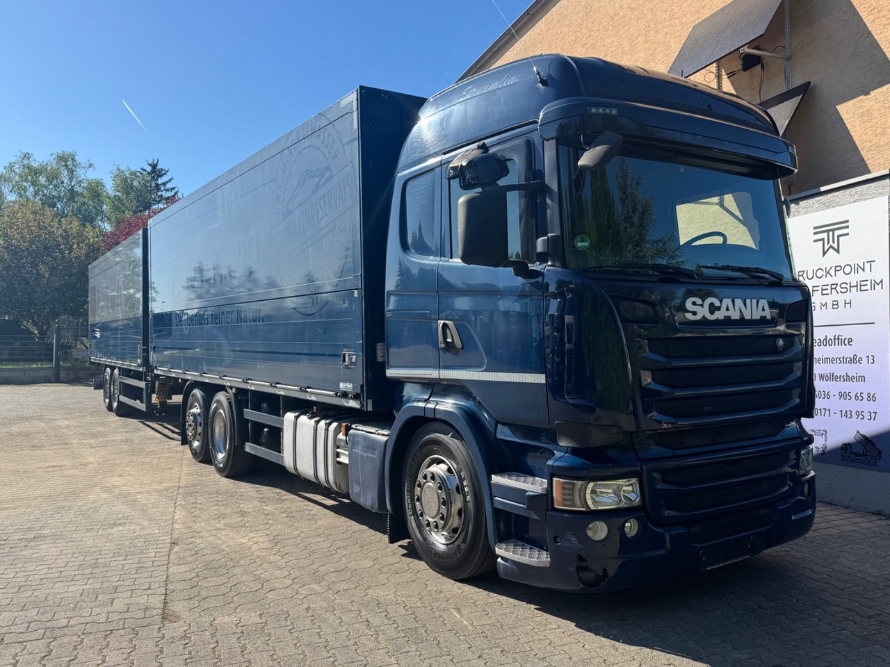 Scania R450 Lift-Achse/Mitnahmestp./Kupplungspedal - משאית תיבה: תמונה 1 Scania R450 Lift-Achse/Mitnahmestp./Kupplungspedal - משאית תיבה: תמונה 1