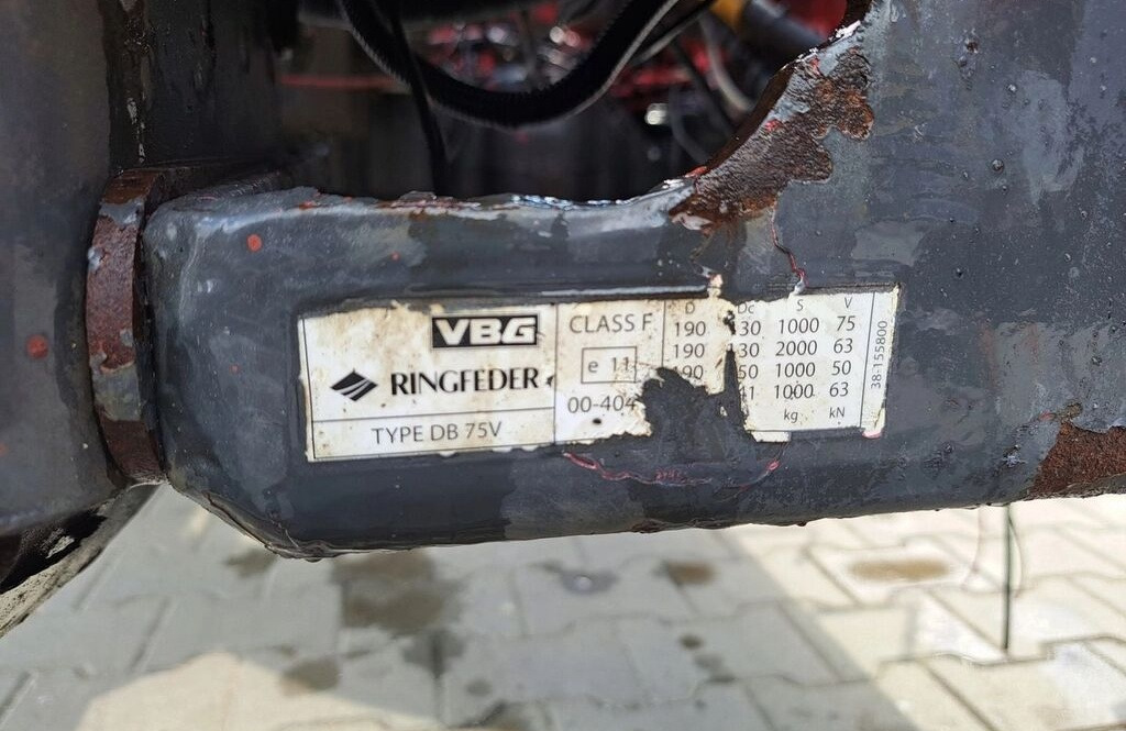 מתלה עבור משאית BELKA ZACZEP HAK RINGFEDER VBG 750V / 795V / 7310D RENAULT DXI GAMA VOLVO FH FM. Renault: תמונה 8