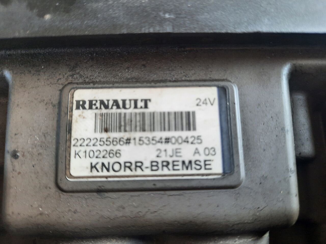 KNORR-BREMSE ZAWÓR EBS TYLNY TYŁ RENAULT GAMA RANGE T RANGE - שסתום בלמים עבור משאית: תמונה 3 KNORR-BREMSE ZAWÓR EBS TYLNY TYŁ RENAULT GAMA RANGE T RANGE - שסתום בלמים עבור משאית: תמונה 3