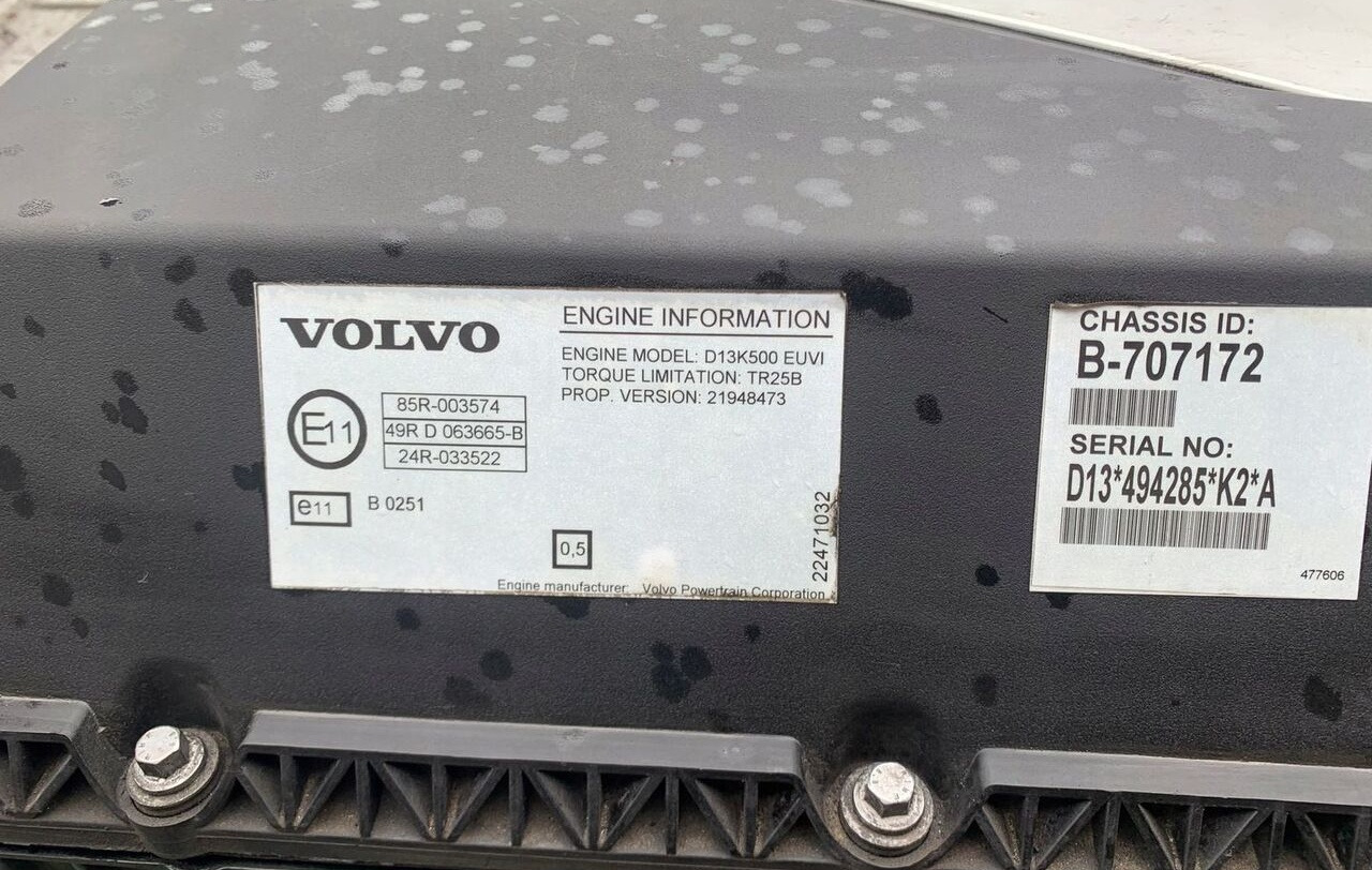 OEM 21948473 Volvo FH 4 D13K - מנוע וחלקים עבור משאית: תמונה 2 OEM 21948473 Volvo FH 4 D13K - מנוע וחלקים עבור משאית: תמונה 2