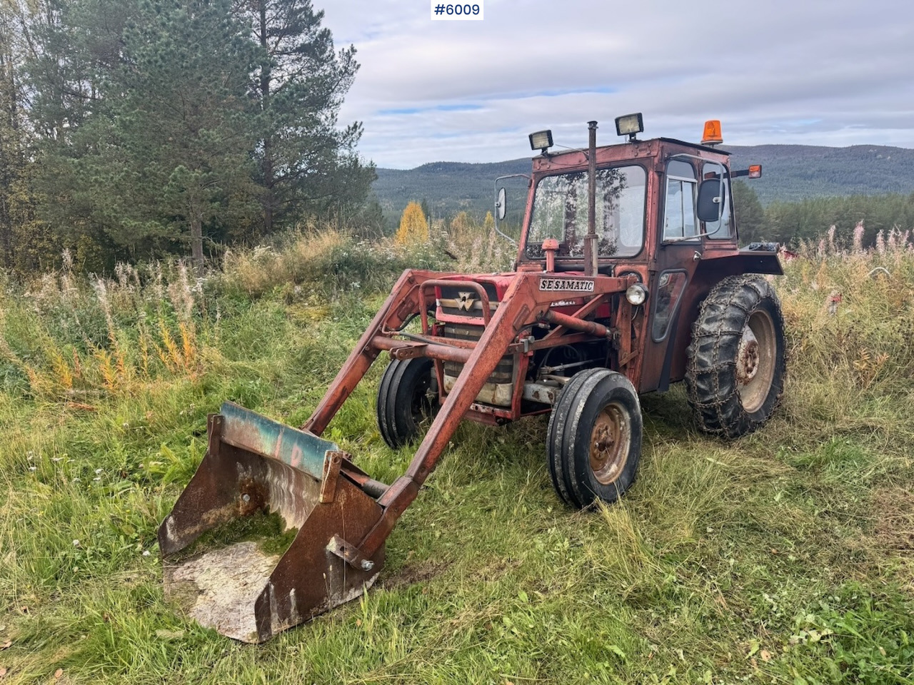 1971 Massey-Ferguson 135 incl. front loader, bucket, rear scraper, and log splitter/firewood machine - טרקטור חקלאי: תמונה 5 1971 Massey-Ferguson 135 incl. front loader, bucket, rear scraper, and log splitter/firewood machine - טרקטור חקלאי: תמונה 5