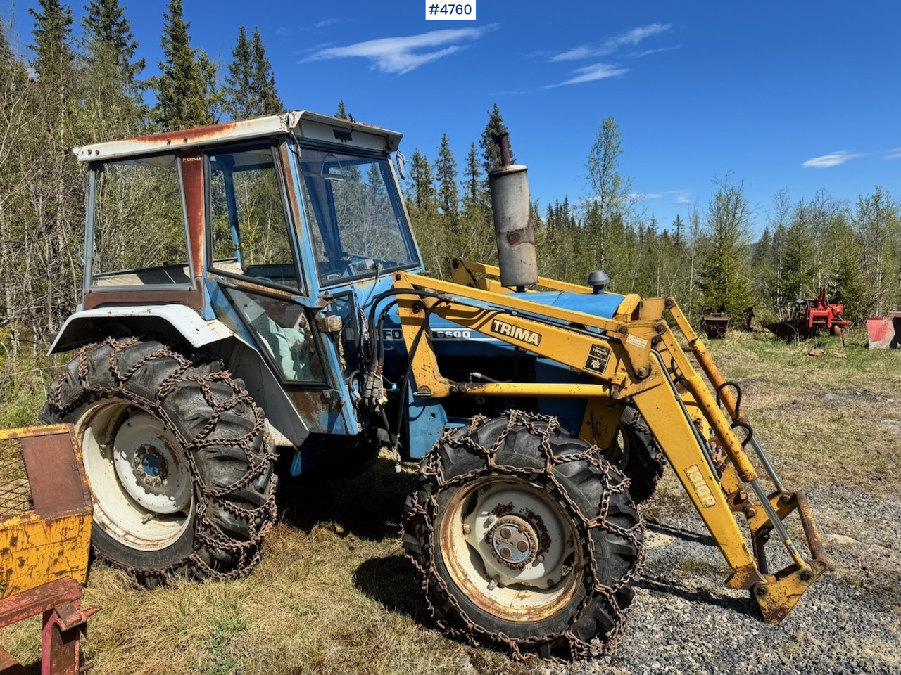 1978 Ford 6600 4x4 w/ Front Loader, Bucket, Twin Wheels and Winch. - טרקטור חקלאי: תמונה 4 1978 Ford 6600 4x4 w/ Front Loader, Bucket, Twin Wheels and Winch. - טרקטור חקלאי: תמונה 4
