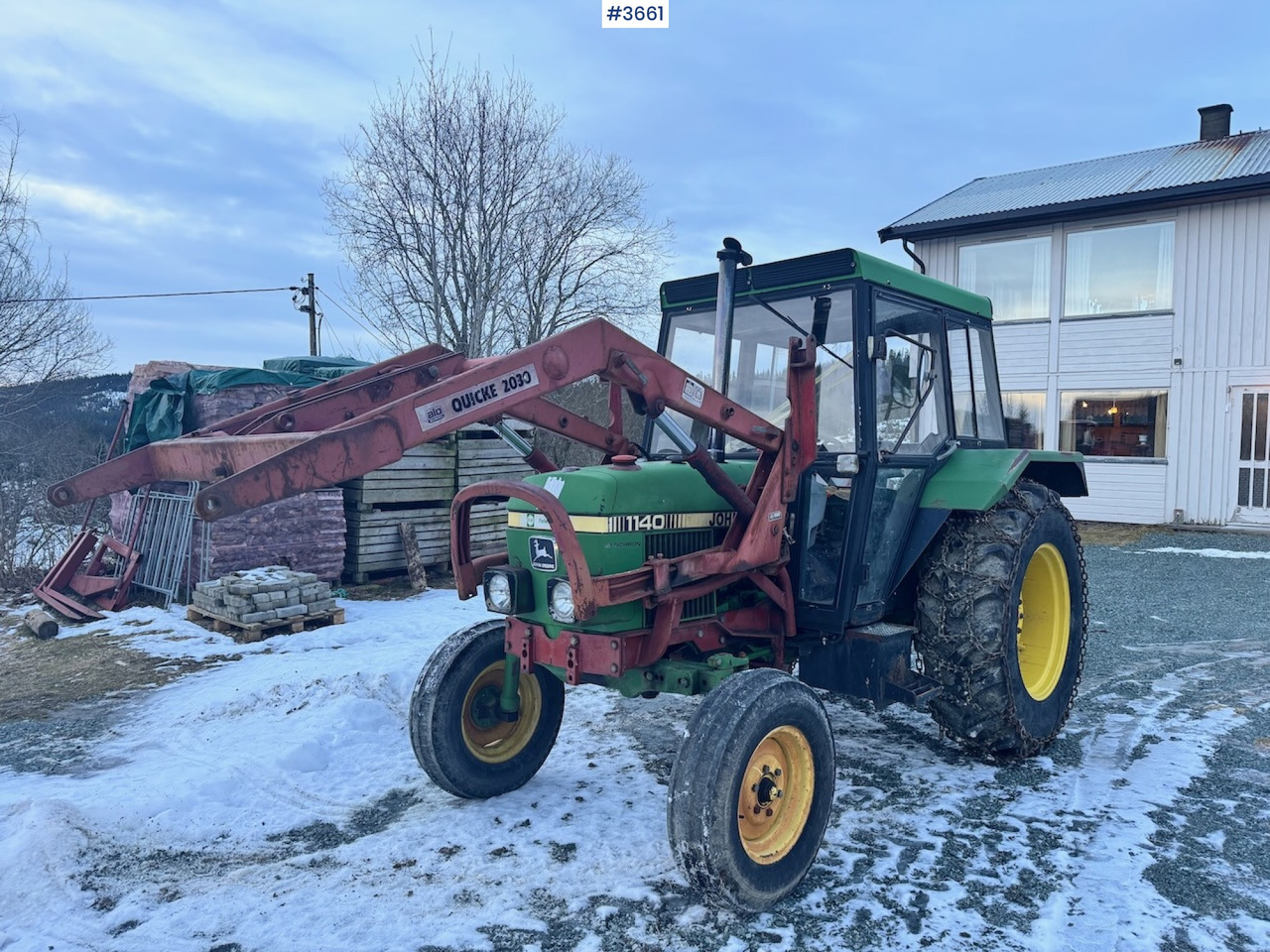 1980 John Deere 1140 Synchron w/ Front loader and bucket - טרקטור חקלאי: תמונה 2 1980 John Deere 1140 Synchron w/ Front loader and bucket - טרקטור חקלאי: תמונה 2