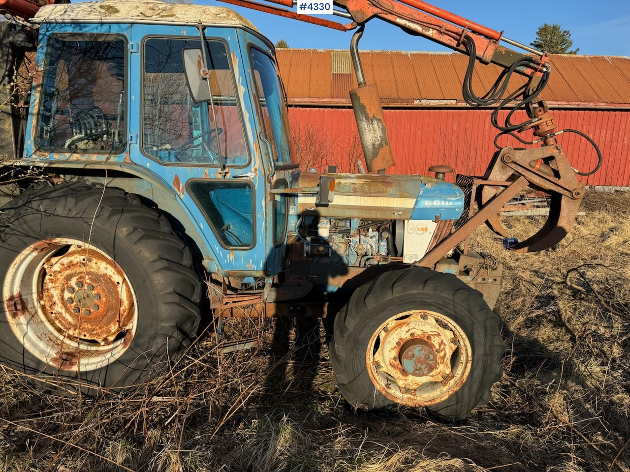 1981 Ford 6610 m/ FMV tømmerkran og tvillinghjul - טרקטור חקלאי: תמונה 4 1981 Ford 6610 m/ FMV tømmerkran og tvillinghjul - טרקטור חקלאי: תמונה 4