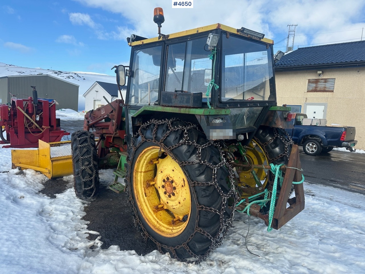 1981 John Deere 2040 w/ loader, triangle, snow blower, pallet forks and hydraulic unit. WATCH VIDEO. - טרקטור חקלאי: תמונה 3 1981 John Deere 2040 w/ loader, triangle, snow blower, pallet forks and hydraulic unit. WATCH VIDEO. - טרקטור חקלאי: תמונה 3