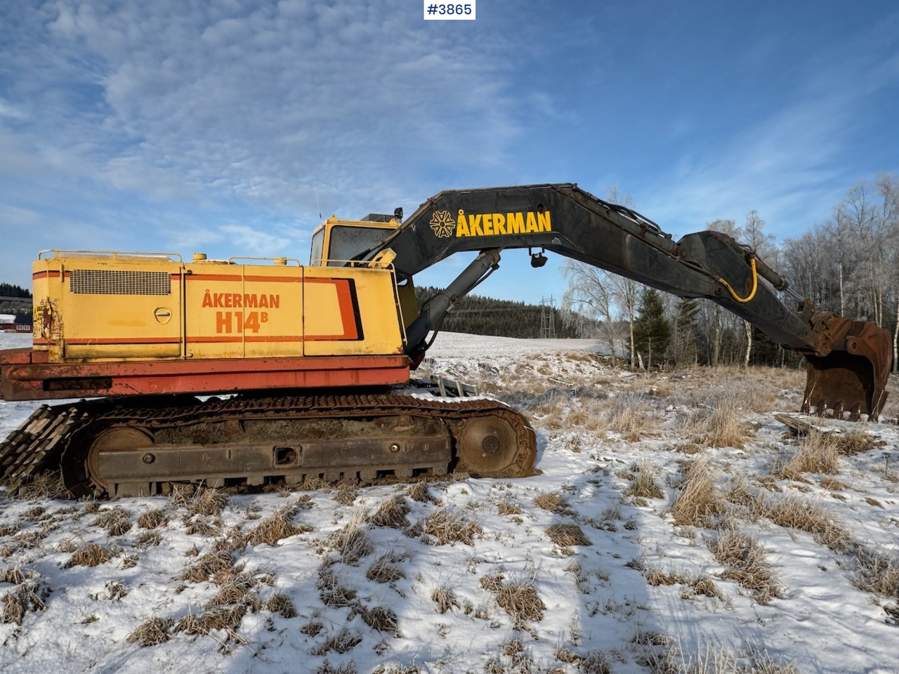 1988 Åkerman H14B w/ bucket - מחפר: תמונה 2 1988 Åkerman H14B w/ bucket - מחפר: תמונה 2