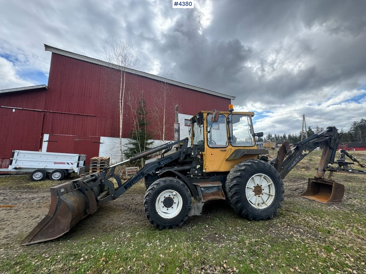 1988 Valmet/Hymas 6000 Backhoe Loader - מחפר: תמונה 1 1988 Valmet/Hymas 6000 Backhoe Loader - מחפר: תמונה 1