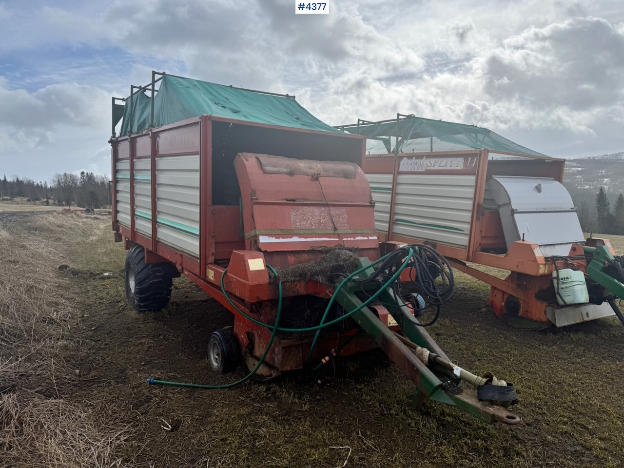 1990 Orkel Splitt 14 forage wagon - ציוד חציר ומספוא: תמונה 2 1990 Orkel Splitt 14 forage wagon - ציוד חציר ומספוא: תמונה 2