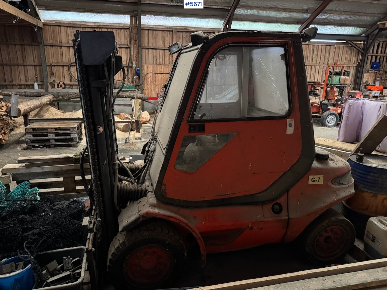 1991 Linde H-40 D. - מלגזה: תמונה 1 1991 Linde H-40 D. - מלגזה: תמונה 1